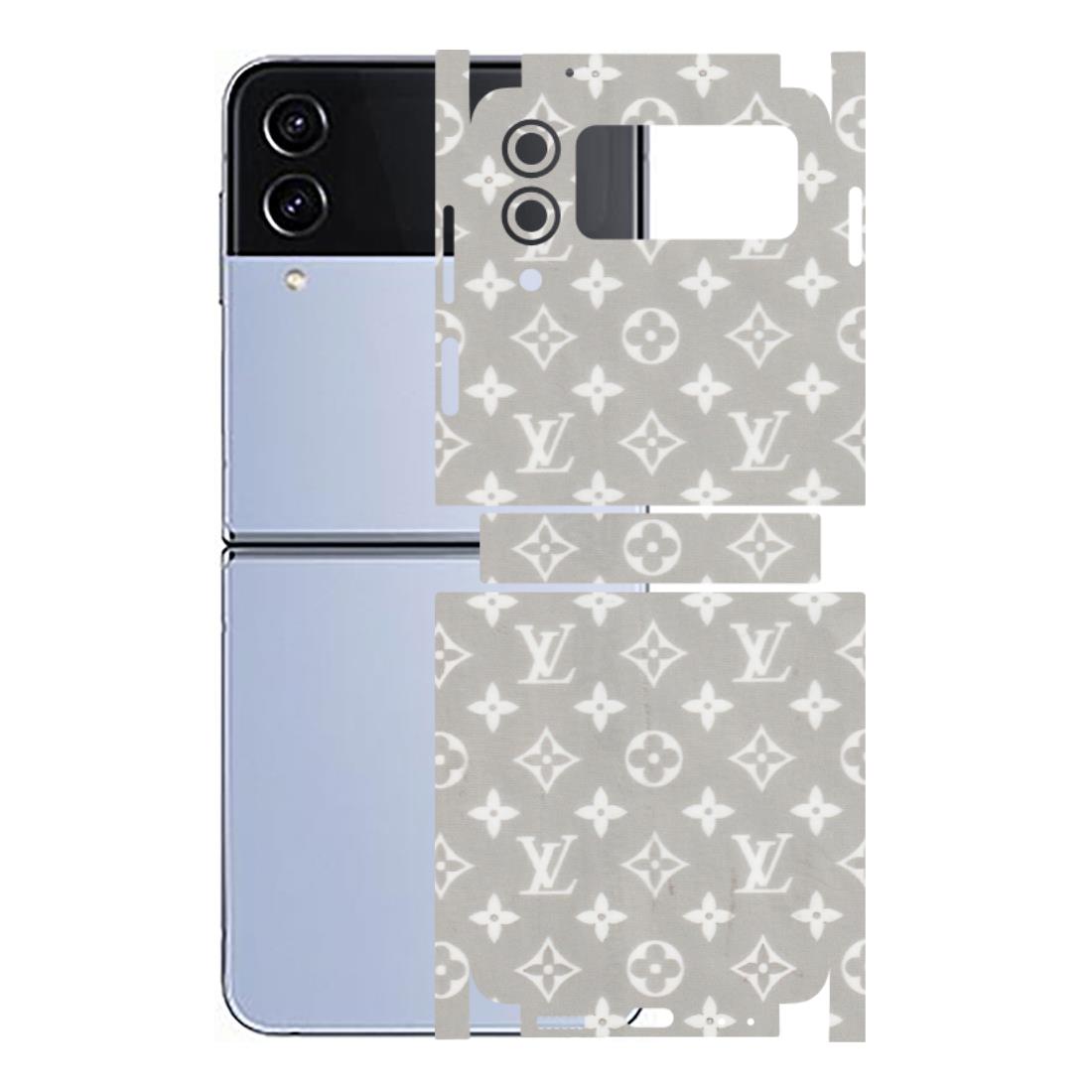 Samsung M/F/Note/Flip and C Phone Skins (All Models) - Luxury Brands Logo - Transparent Finish (T-07) Samsung Galaxy Z Flip 4