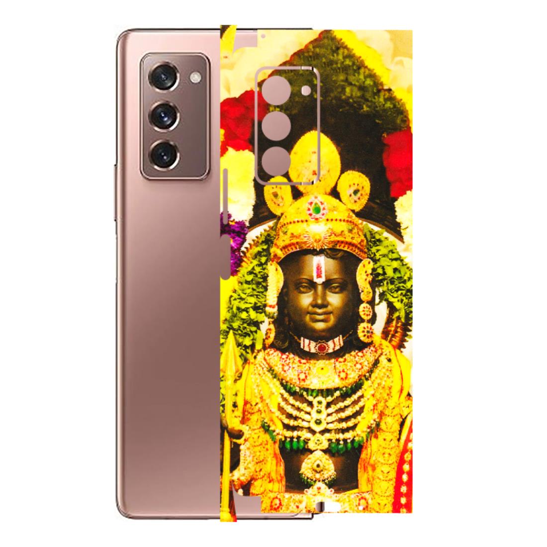 Samsung M/F/Note/Flip and C Phone Skins (All Models) - Ram Lalla Ayodhya - 3D Embossed Finish (L-103) Samsung Galaxy Z Fold 2
