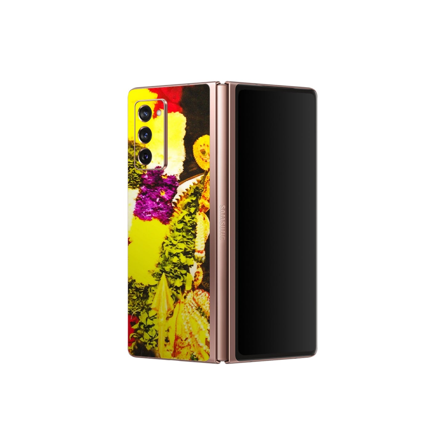 Samsung M/F/Note/Flip and C Phone Skins (All Models) - Ram Lalla Ayodhya - 3D Embossed Finish (L-103) Samsung Galaxy Z Fold 2