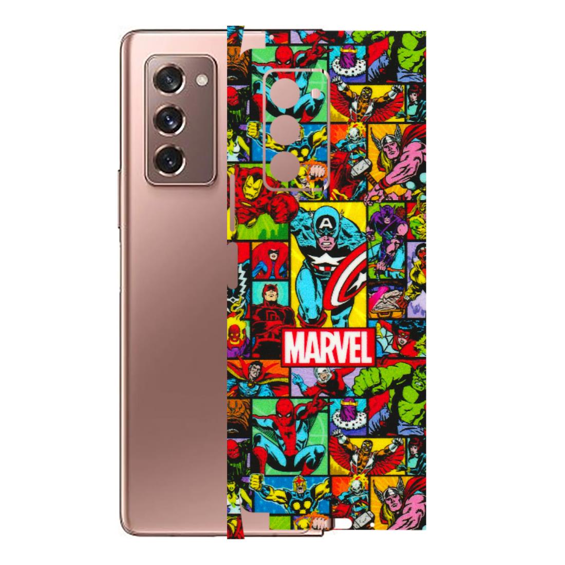 Samsung M/F/Note/Flip and C Phone Skins (All Models) - MARVELOUS Comic Characters - 3D Embossed Finish (L-129) Samsung Galaxy Z Fold 2