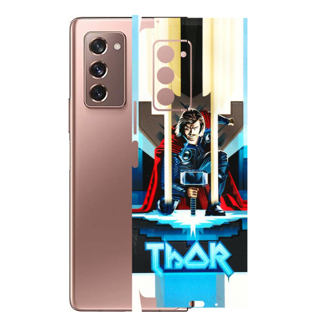 Samsung M/F/Note/Flip and C Phone Skins (All Models) - Thor - 3D Embossed Finish (L-137) Samsung Galaxy Z Fold 2