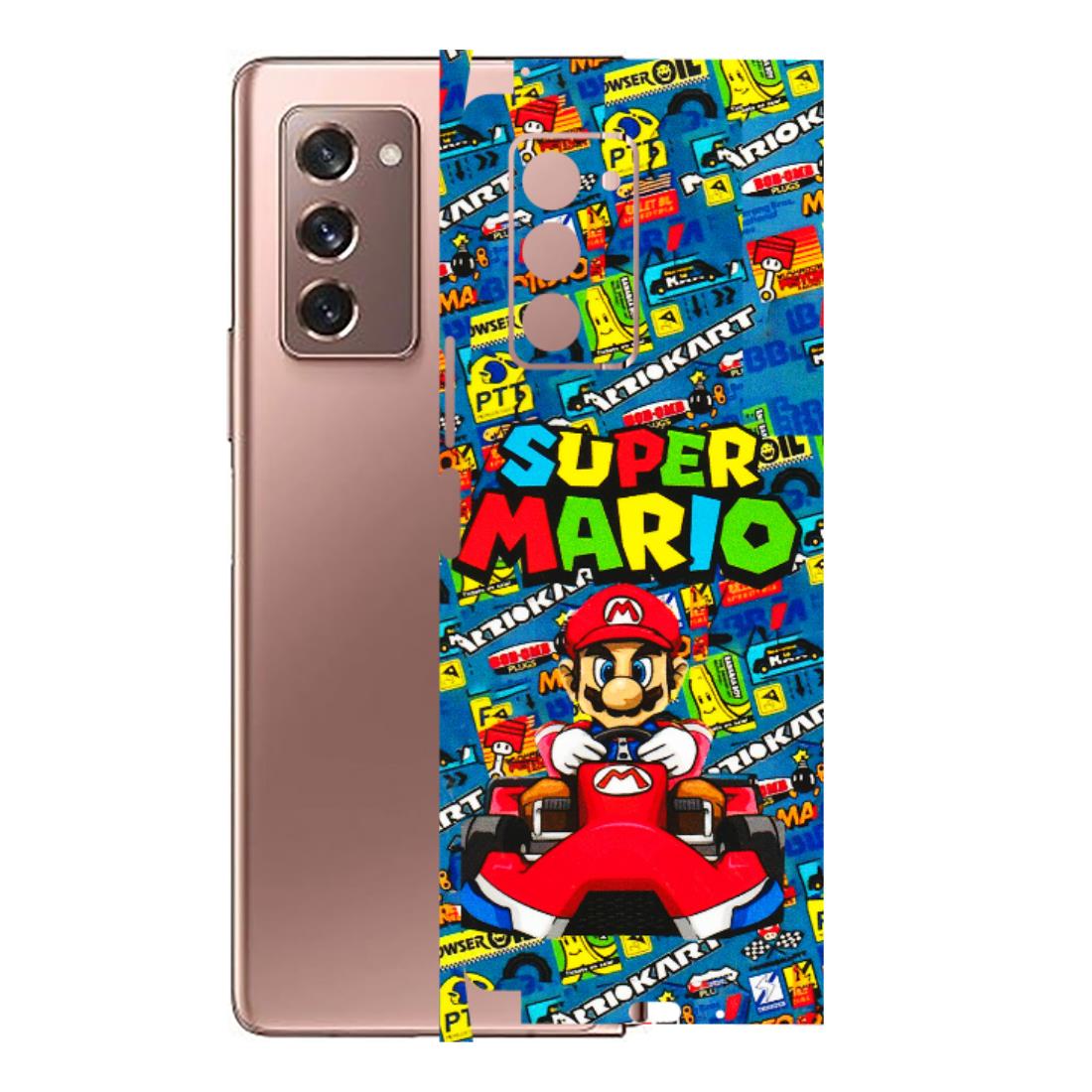 Samsung M/F/Note/Flip and C Phone Skins (All Models) - Super Mario Kart - 3D Embossed Finish (L-140) Samsung Galaxy Z Fold 2