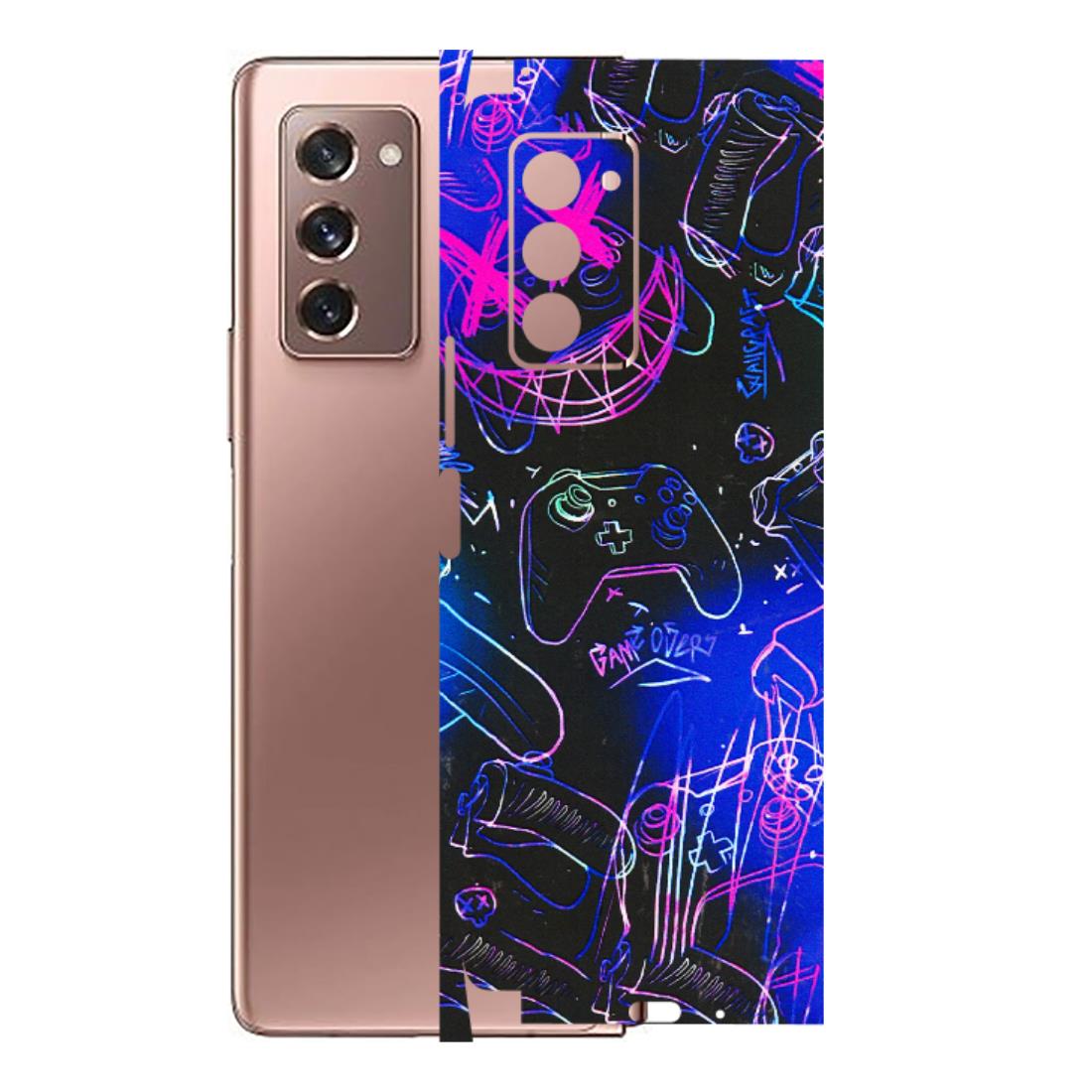 Samsung M/F/Note/Flip and C Phone Skins (All Models) - Gamers Paradise - 3D Embossed Finish (L-258) Samsung Galaxy Z Fold 2