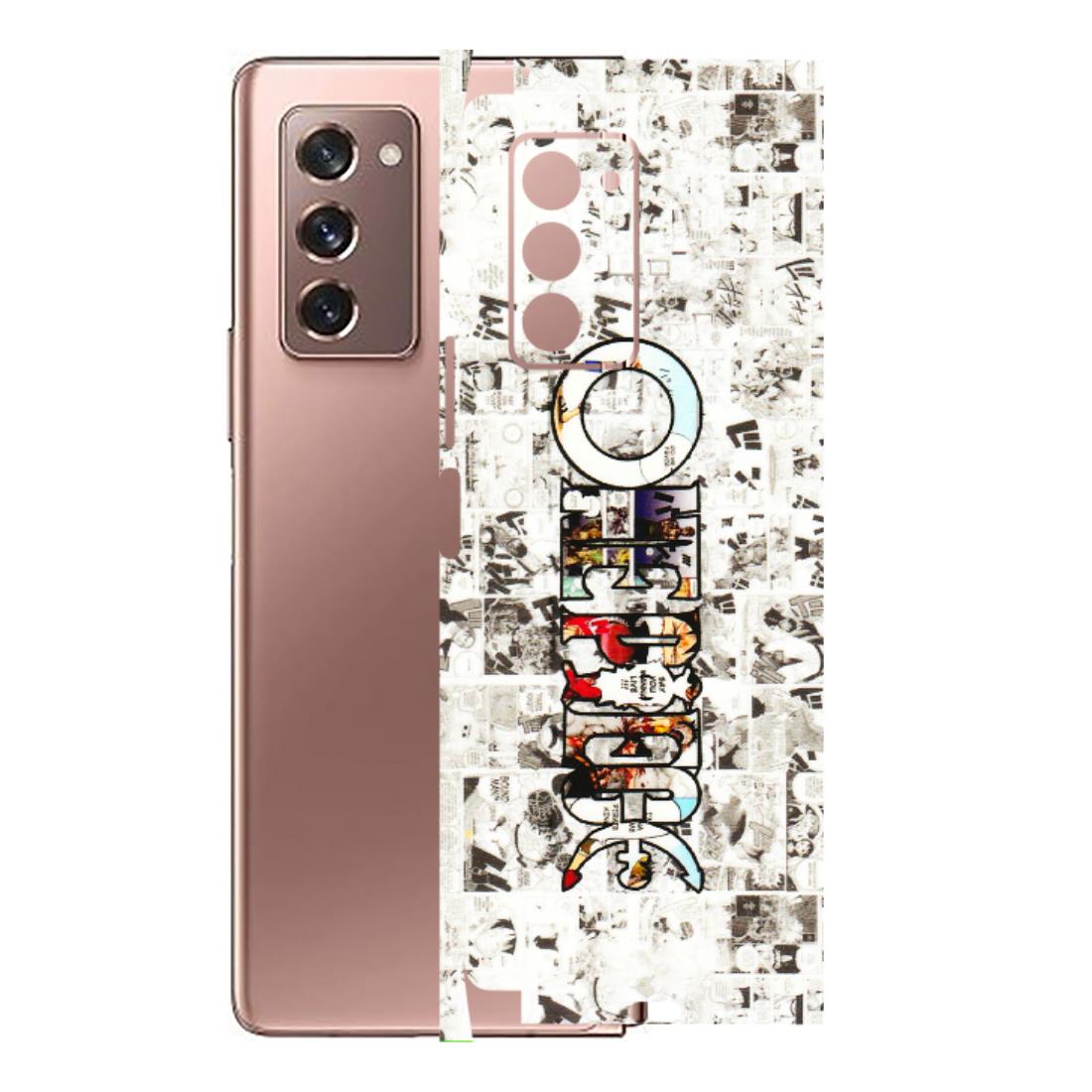 Samsung M/F/Note/Flip and C Phone Skins (All Models) - One Piece Manga - 3D Embossed Finish (L-26) Samsung Galaxy Z Fold 2
