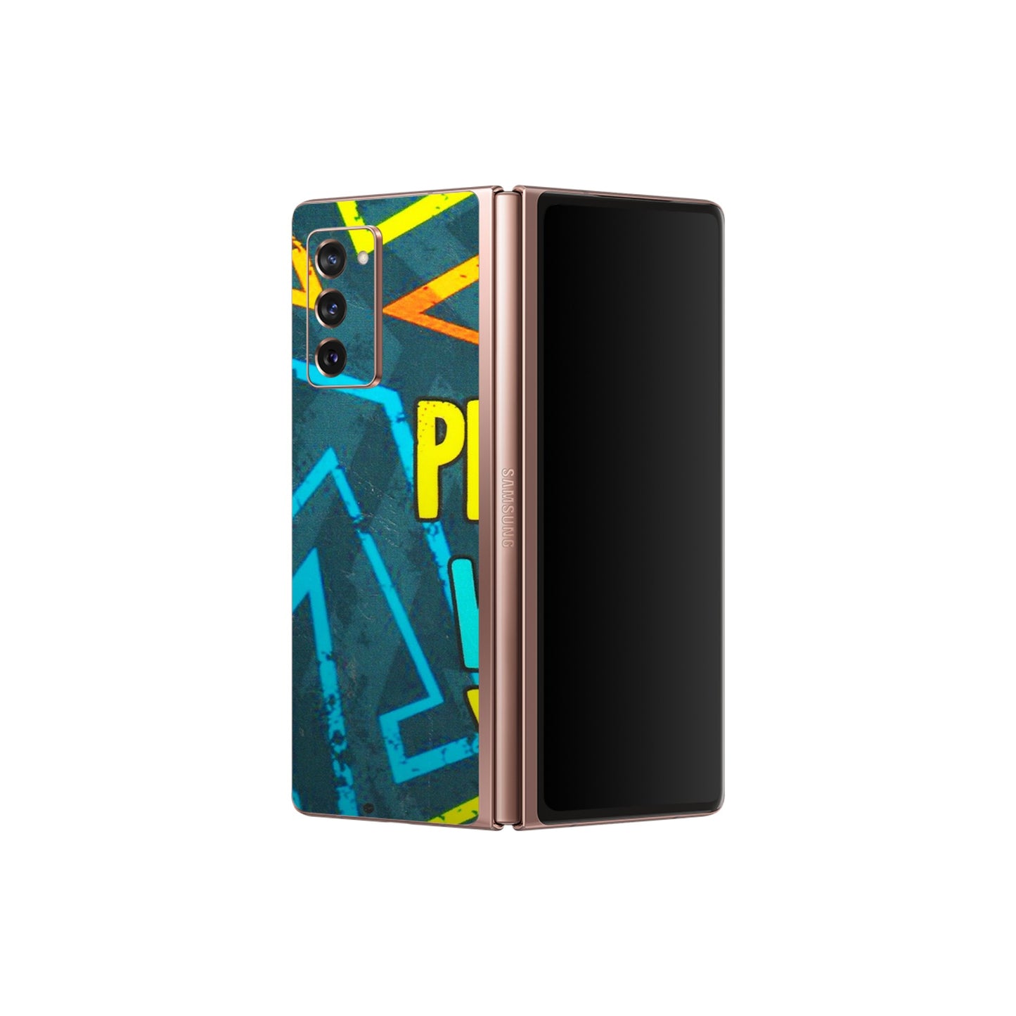 Samsung M/F/Note/Flip and C Phone Skins (All Models) - Be Proud Of Who You Are - 3D Embossed Finish (L-277) Samsung Galaxy Z Fold 2