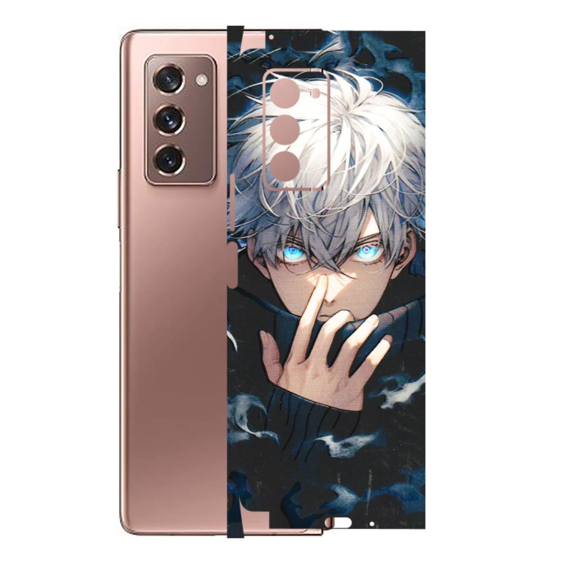 Samsung M/F/Note/Flip and C Phone Skins (All Models) - New Jujutsu Kaisen Anime - 3D Embossed Finish (L-313) Samsung Galaxy Z Fold 2