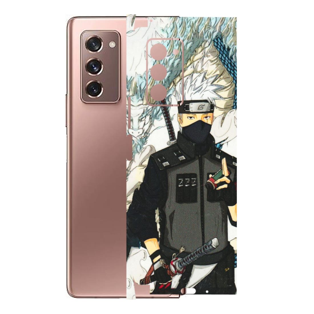Samsung M/F/Note/Flip and C Phone Skins (All Models) - Kakashi Hatake Naruto Anime - 3D Embossed Finish (L-46) Samsung Galaxy Z Fold 2