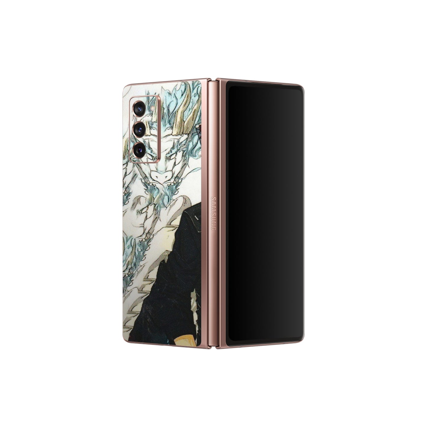 Samsung M/F/Note/Flip and C Phone Skins (All Models) - Kakashi Hatake Naruto Anime - 3D Embossed Finish (L-46) Samsung Galaxy Z Fold 2