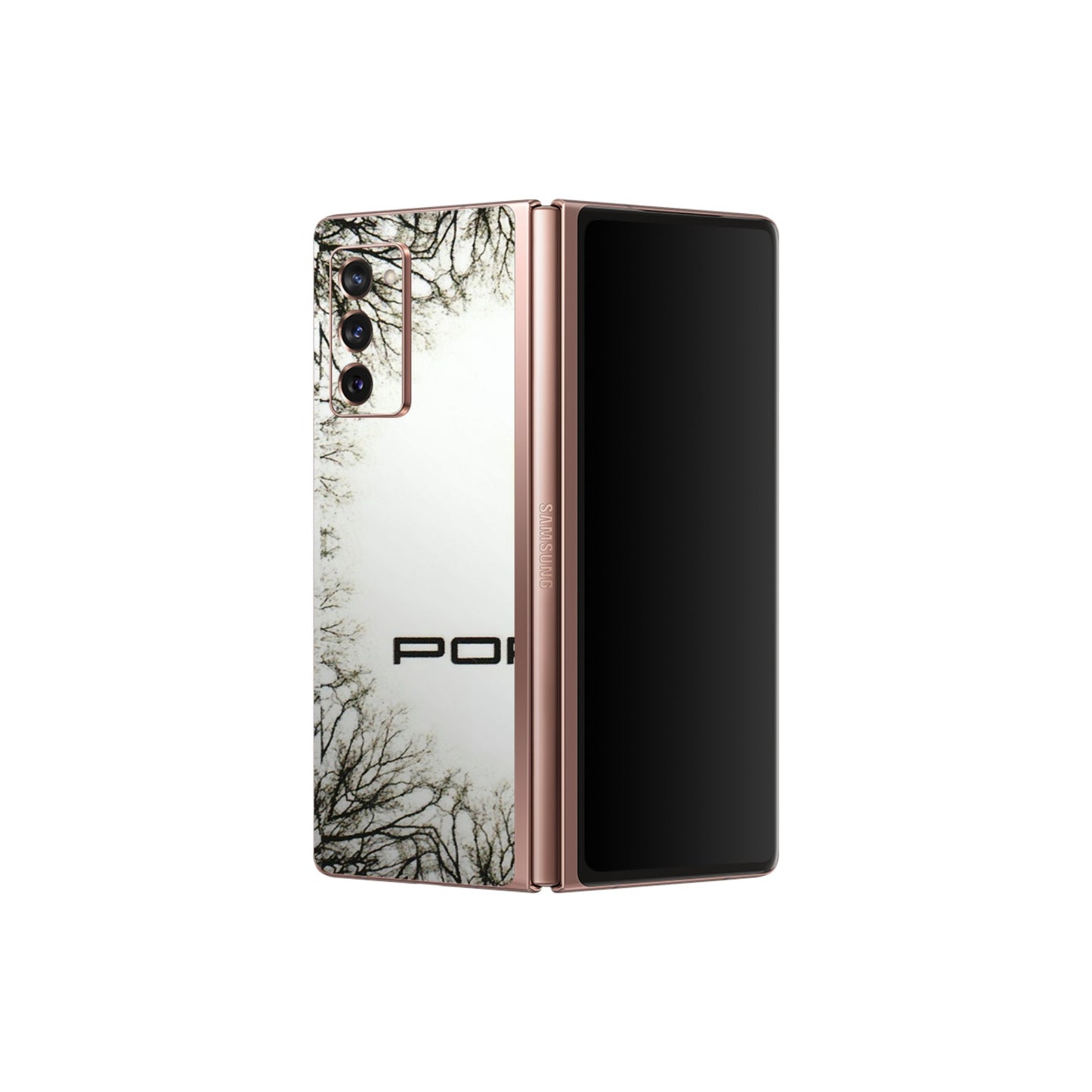 Samsung M/F/Note/Flip and C Phone Skins (All Models) - Porche Classic - 3D Embossed Finish (L-51) Samsung Galaxy Z Fold 2