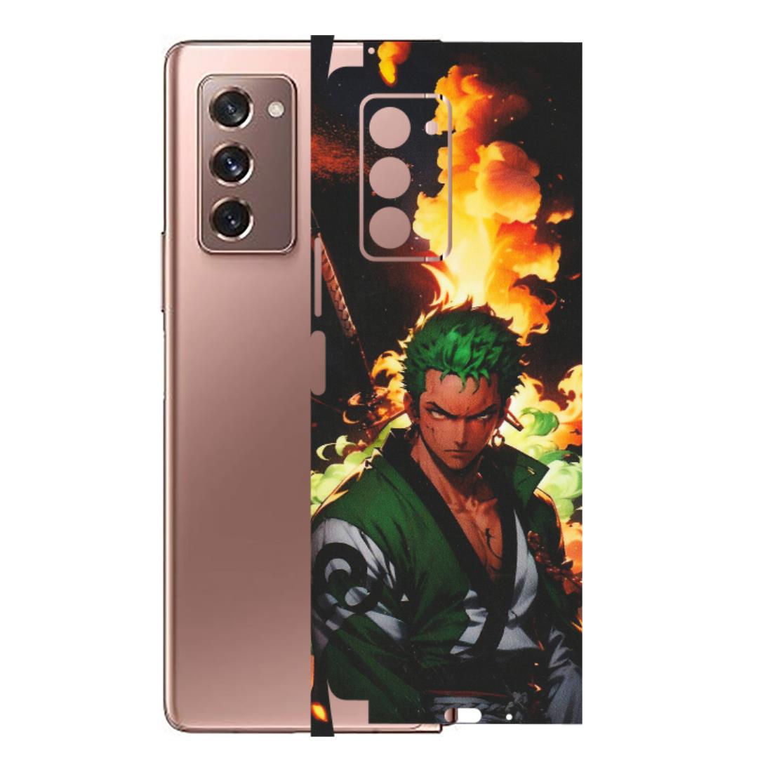 Samsung M/F/Note/Flip and C Phone Skins (All Models) - Roronoa Zoro - Matte Finish (M-102) Samsung Galaxy Z Fold 2
