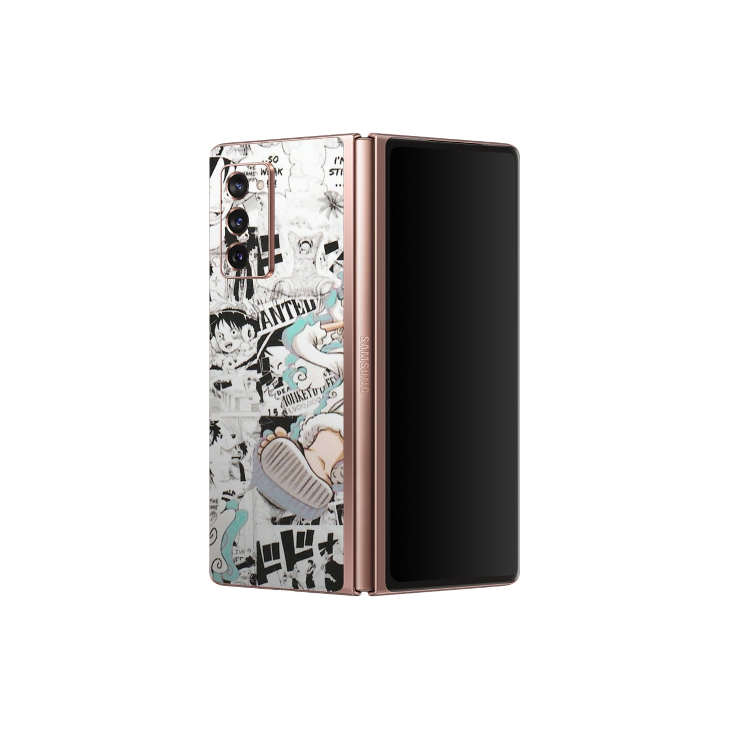 Samsung M/F/Note/Flip and C Phone Skins (All Models) - One Piece Comic - Matte Finish (M-168) Samsung Galaxy Z Fold 2