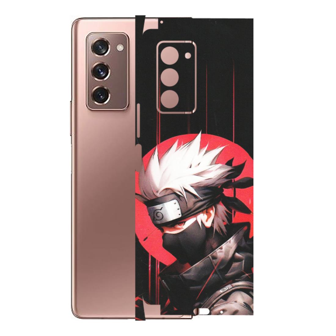 Samsung M/F/Note/Flip and C Phone Skins (All Models) - Naruto Anime Blood - Matte Finish (M-170) Samsung Galaxy Z Fold 2