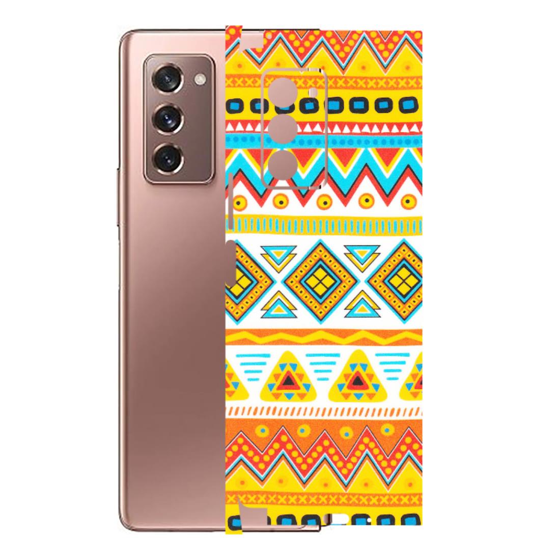 Samsung M/F/Note/Flip and C Phone Skins (All Models) - Mexican Abstract - Matte Finish (M-71) Samsung Galaxy Z Fold 2