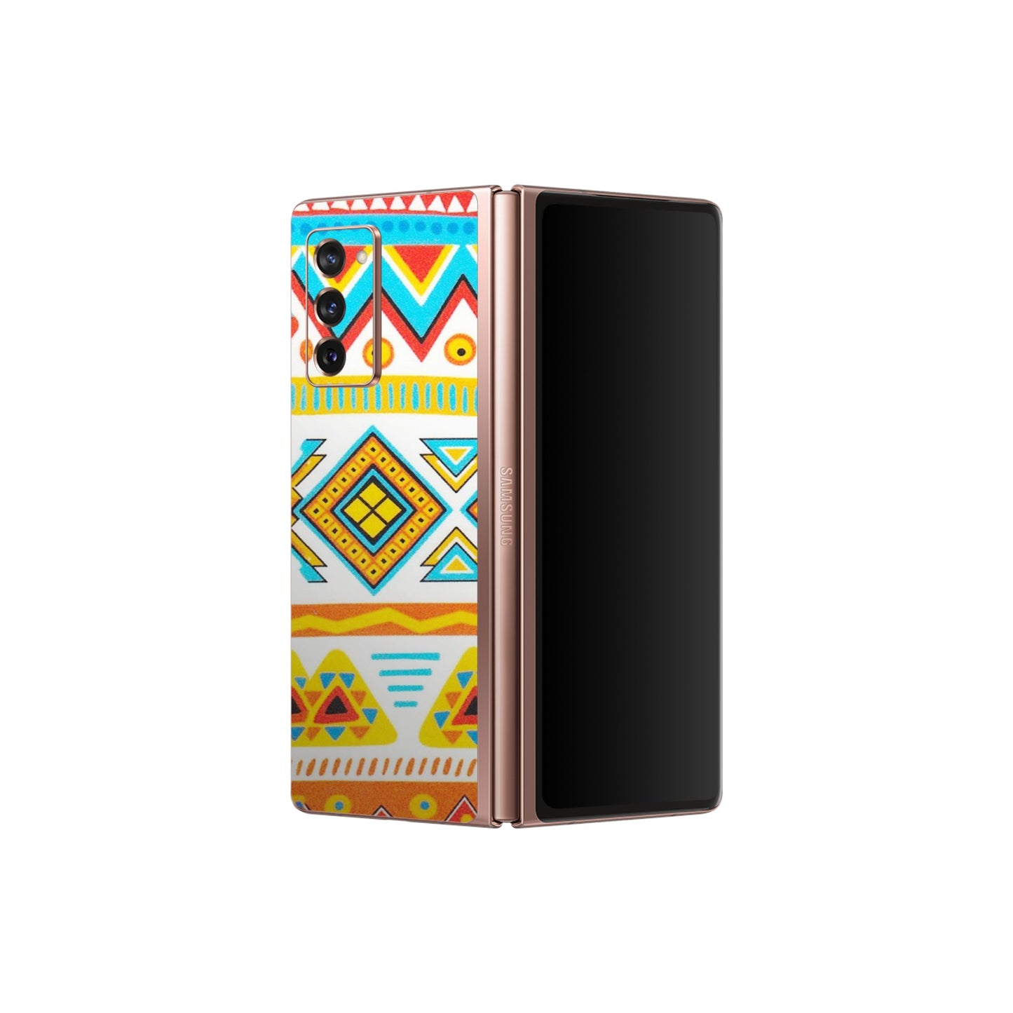 Samsung M/F/Note/Flip and C Phone Skins (All Models) - Mexican Abstract - Matte Finish (M-71) Samsung Galaxy Z Fold 2