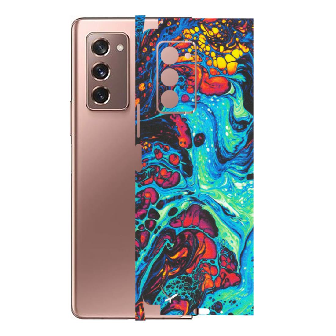 Samsung M/F/Note/Flip and C Phone Skins (All Models) - Majestic Galactic Marbel - Matte Finish (M-85) Samsung Galaxy Z Fold 2
