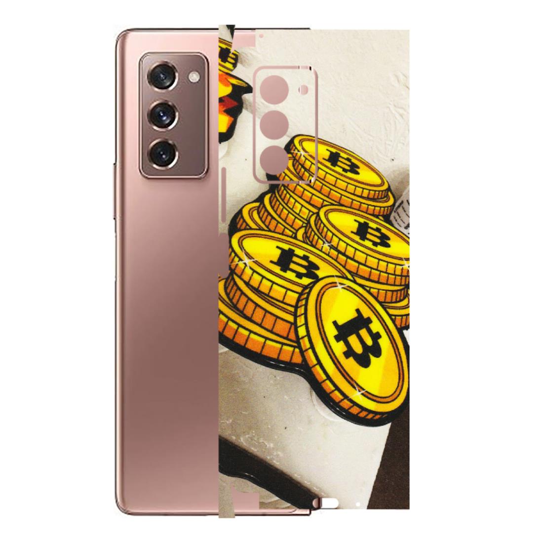 Samsung M/F/Note/Flip and C Phone Skins (All Models) - Billionaire Bitcoin Collection - Matte Finish (M-92) Samsung Galaxy Z Fold 2
