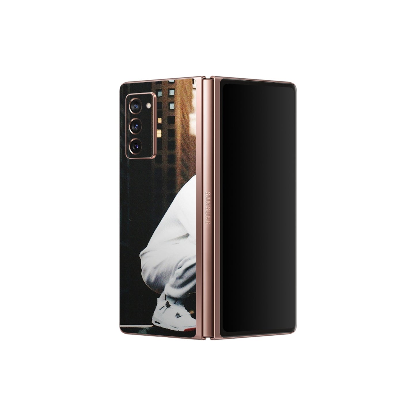 Samsung M/F/Note/Flip and C Phone Skins (All Models) - Sportsman Spider Man - Matte Finish (M-94) Samsung Galaxy Z Fold 2