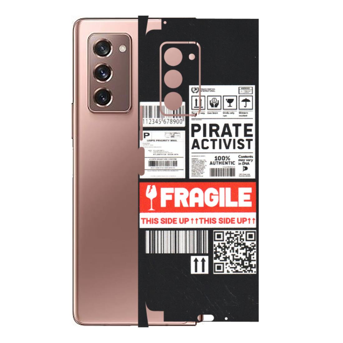 Samsung M/F/Note/Flip and C Phone Skins (All Models) - Handle With Care - Matte Finish (M-99) Samsung Galaxy Z Fold 2