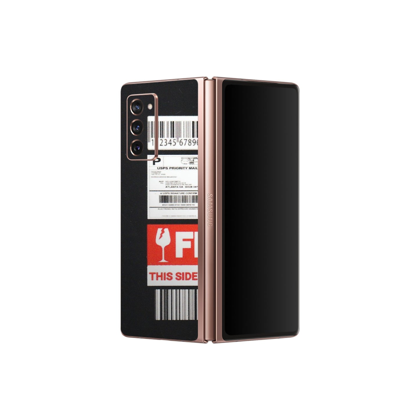 Samsung M/F/Note/Flip and C Phone Skins (All Models) - Handle With Care - Matte Finish (M-99) Samsung Galaxy Z Fold 2