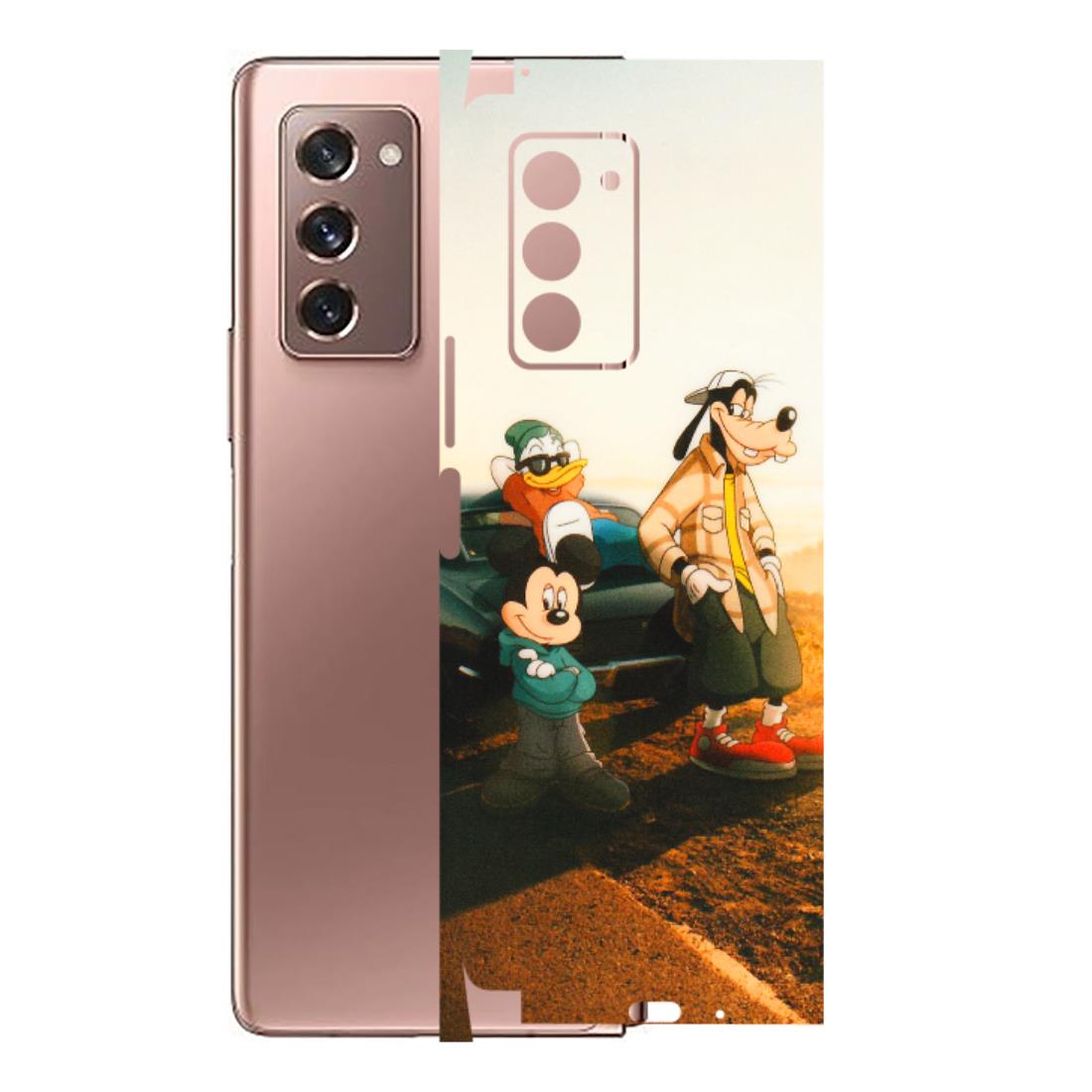 Samsung M/F/Note/Flip and C Phone Skins (All Models) - Hello Mr. Goofy - Transparent Finish (T-13) Samsung Galaxy Z Fold 2