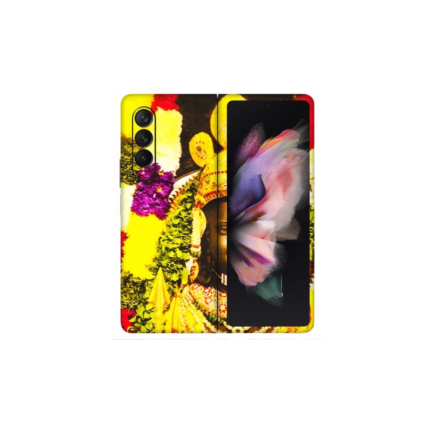 Samsung M/F/Note/Flip and C Phone Skins (All Models) - Ram Lalla Ayodhya - 3D Embossed Finish (L-103) Samsung Galaxy Z Fold 3