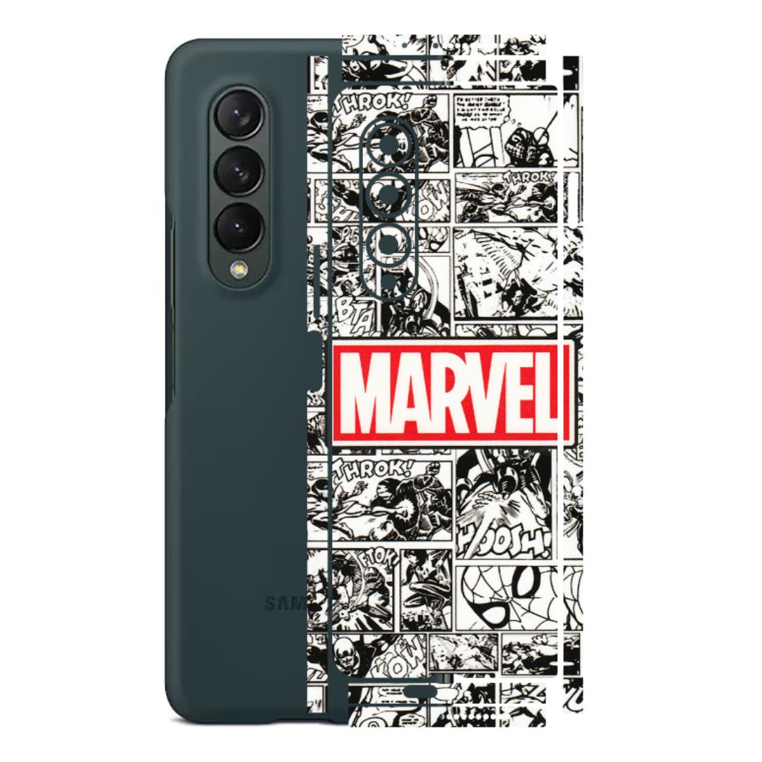 Samsung M/F/Note/Flip and C Phone Skins (All Models) - Marvel Comic - 3D Embossed Finish (L-171) Samsung Galaxy Z Fold 3