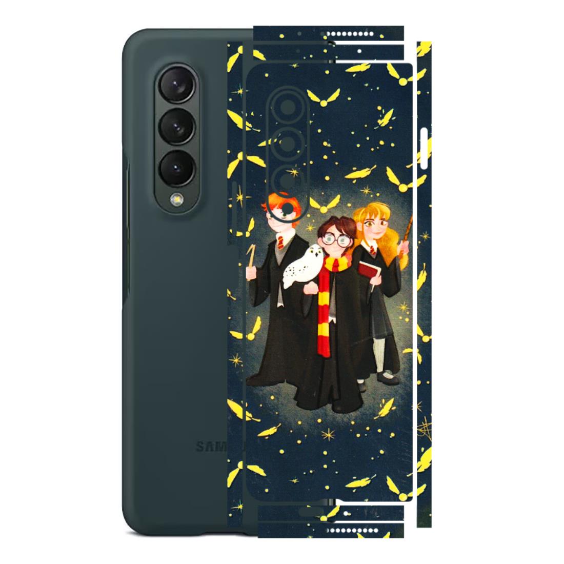 Samsung M/F/Note/Flip and C Phone Skins (All Models) - Harry Potter - 3D Embossed Finish (L-183) Samsung Galaxy Z Fold 3