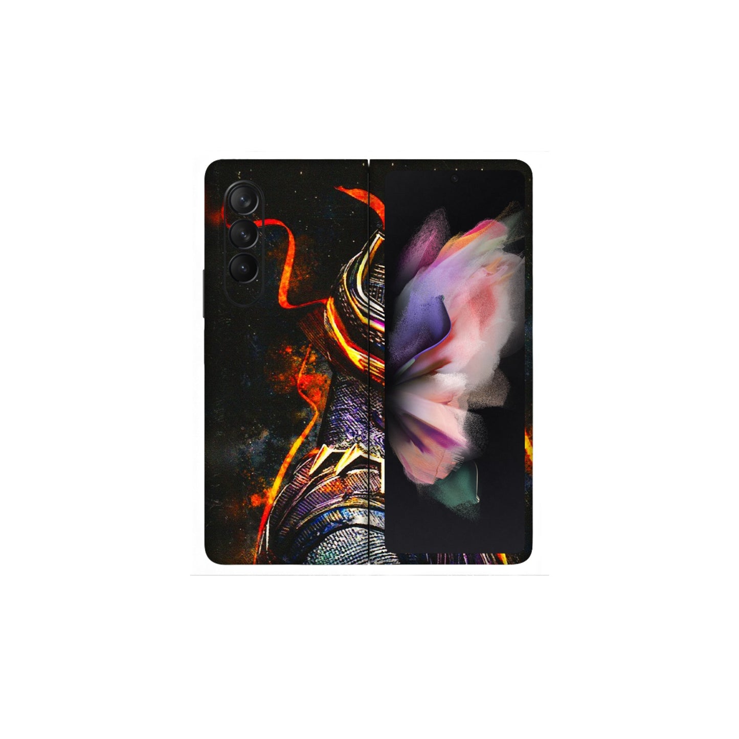 Samsung M/F/Note/Flip and C Phone Skins (All Models) - Black Panther - 3D Embossed Finish (L-190) Samsung Galaxy Z Fold 3