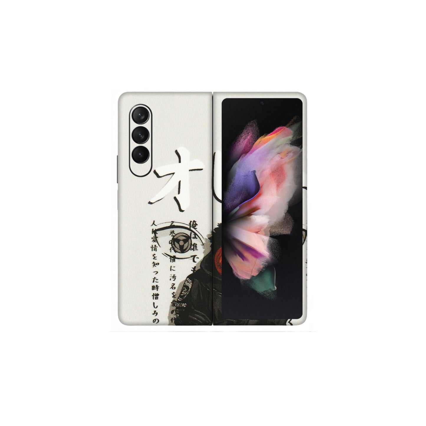 Samsung M/F/Note/Flip and C Phone Skins (All Models) - Obito Anime Eye - 3D Embossed Finish (L-19) Samsung Galaxy Z Fold 3