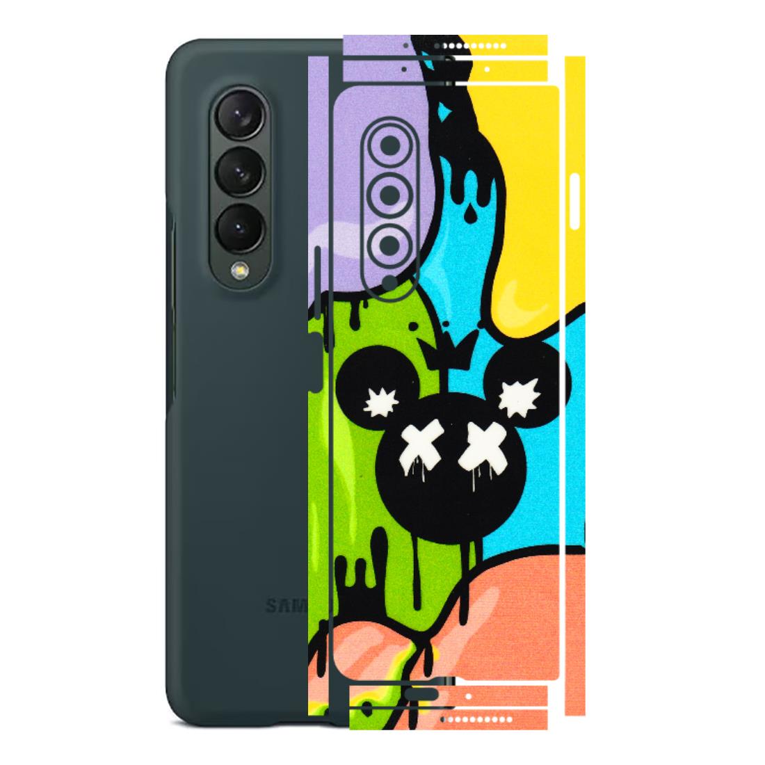 Samsung M/F/Note/Flip and C Phone Skins (All Models) - Gadgets Wrap - 3D Embossed Finish (L-217) Samsung Galaxy Z Fold 3
