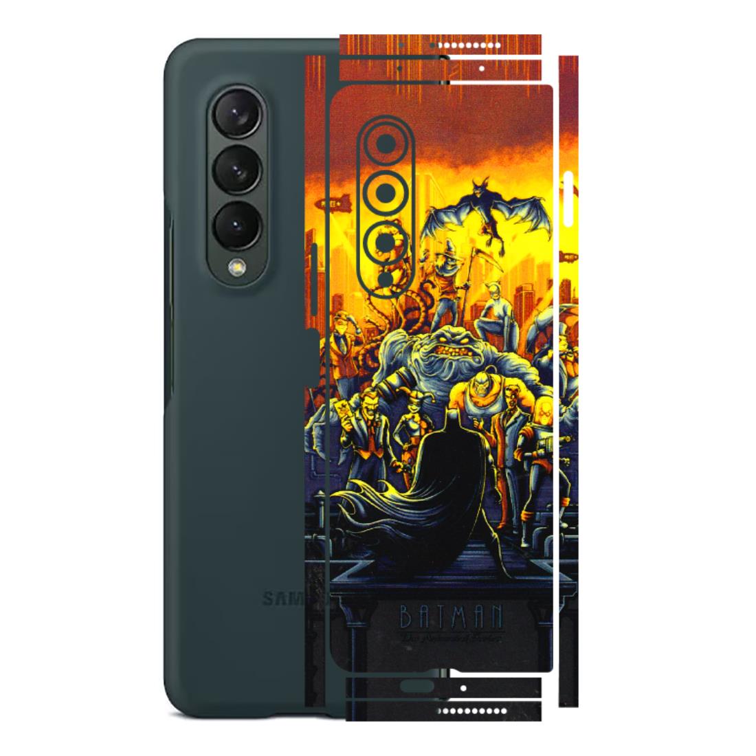 Samsung M/F/Note/Flip and C Phone Skins (All Models) - Games Doodles - 3D Embossed Finish (L-24) Samsung Galaxy Z Fold 3