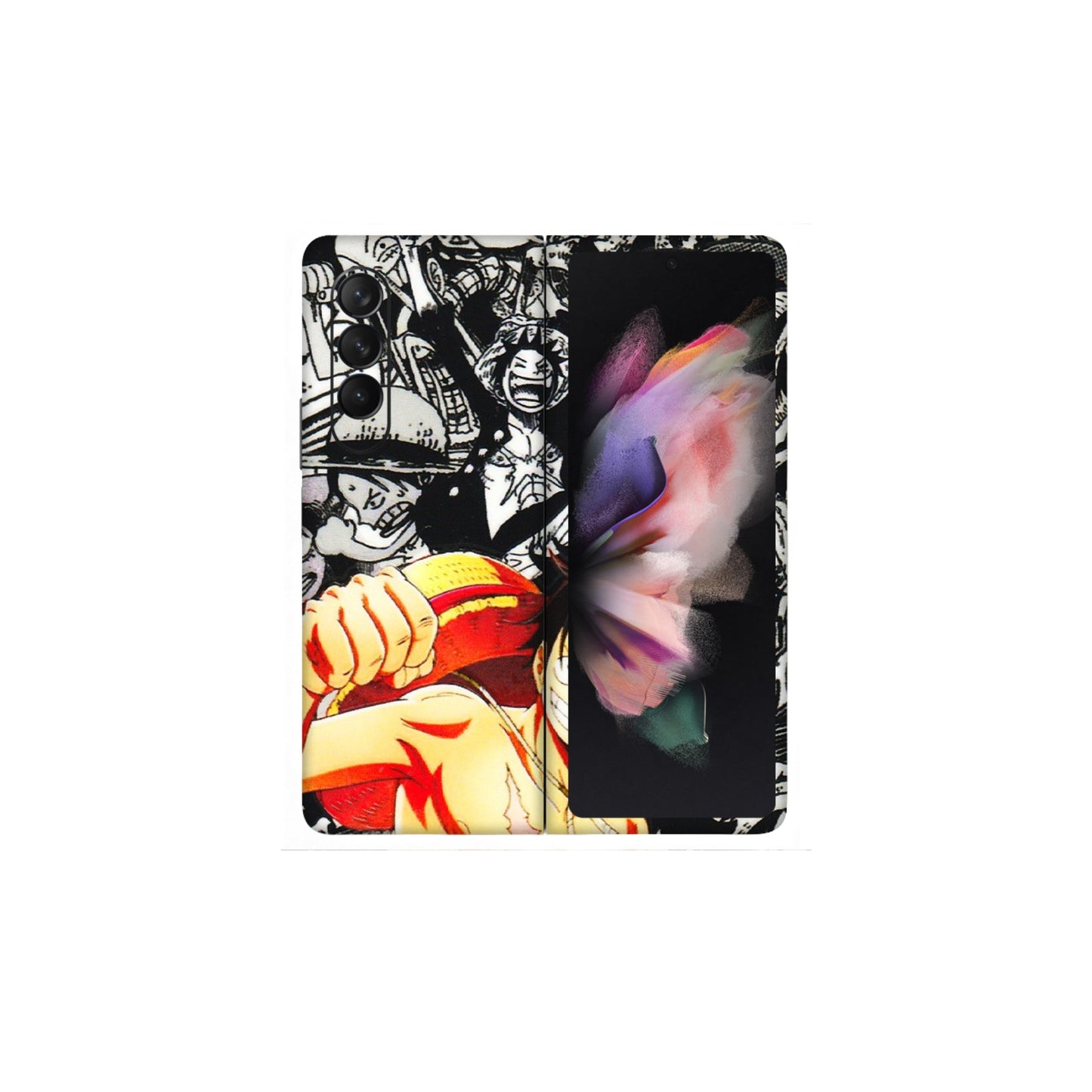 Samsung M/F/Note/Flip and C Phone Skins (All Models) - Anime Comics Games Doodles - 3D Embossed Finish (L-27) Samsung Galaxy Z Fold 3