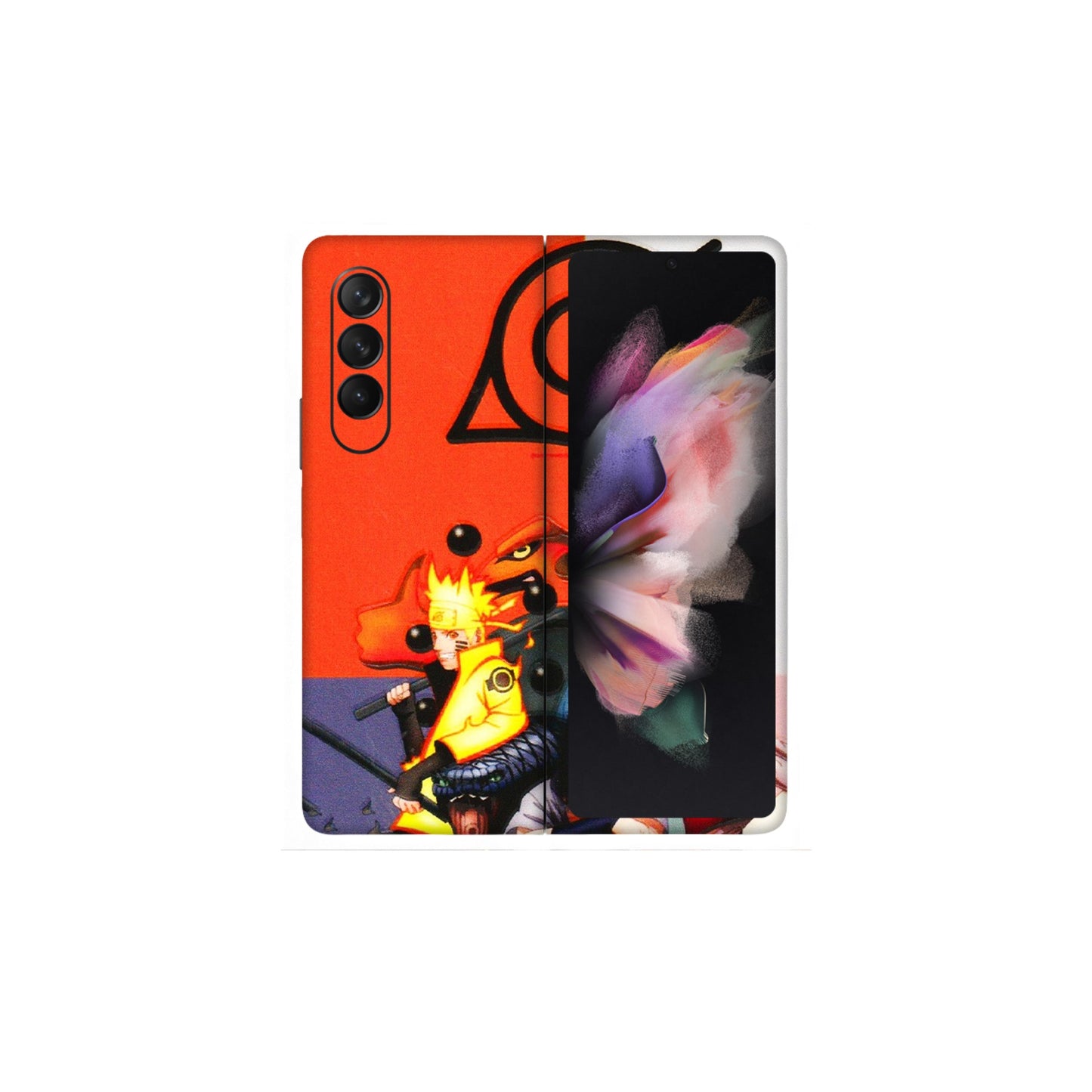 Samsung M/F/Note/Flip and C Phone Skins (All Models) - Naruto Final Fight - 3D Embossed Finish (L-33) Samsung Galaxy Z Fold 3