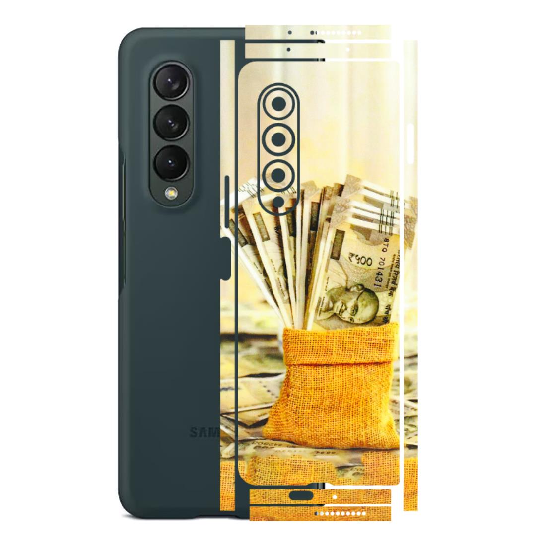 Samsung M/F/Note/Flip and C Phone Skins (All Models) - Show Me The Money - 3D Embossed Finish (L-52) Samsung Galaxy Z Fold 3