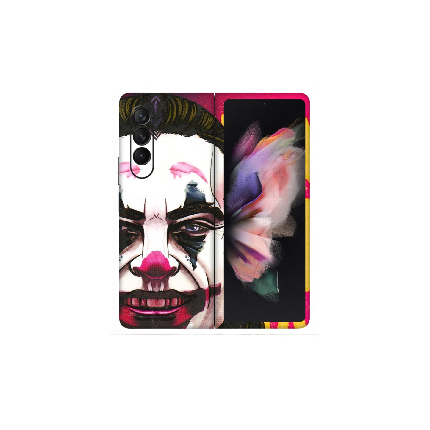Samsung M/F/Note/Flip and C Phone Skins (All Models) - Joker Evil Laugh - 3D Embossed Finish (L-97) Samsung Galaxy Z Fold 3