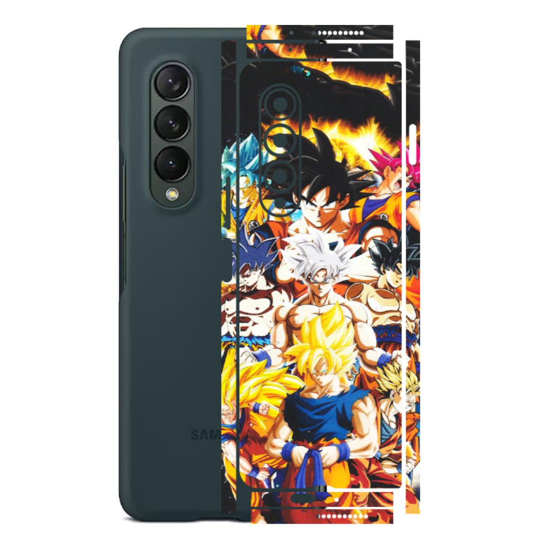 Samsung M/F/Note/Flip and C Phone Skins (All Models) - Ultimate Dragon Ball Z - Matte Finish (M-100) Samsung Galaxy Z Fold 3
