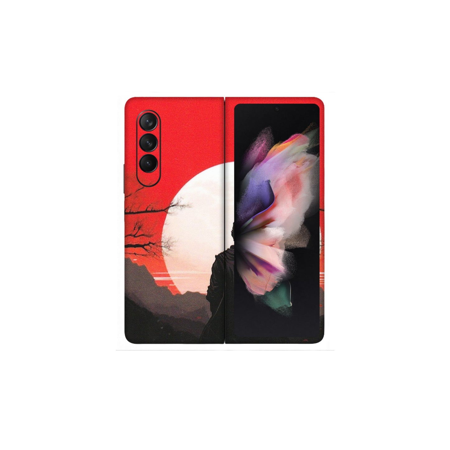 Samsung M/F/Note/Flip and C Phone Skins (All Models) - Samurai Anime - Matte Finish (M-141) Samsung Galaxy Z Fold 3