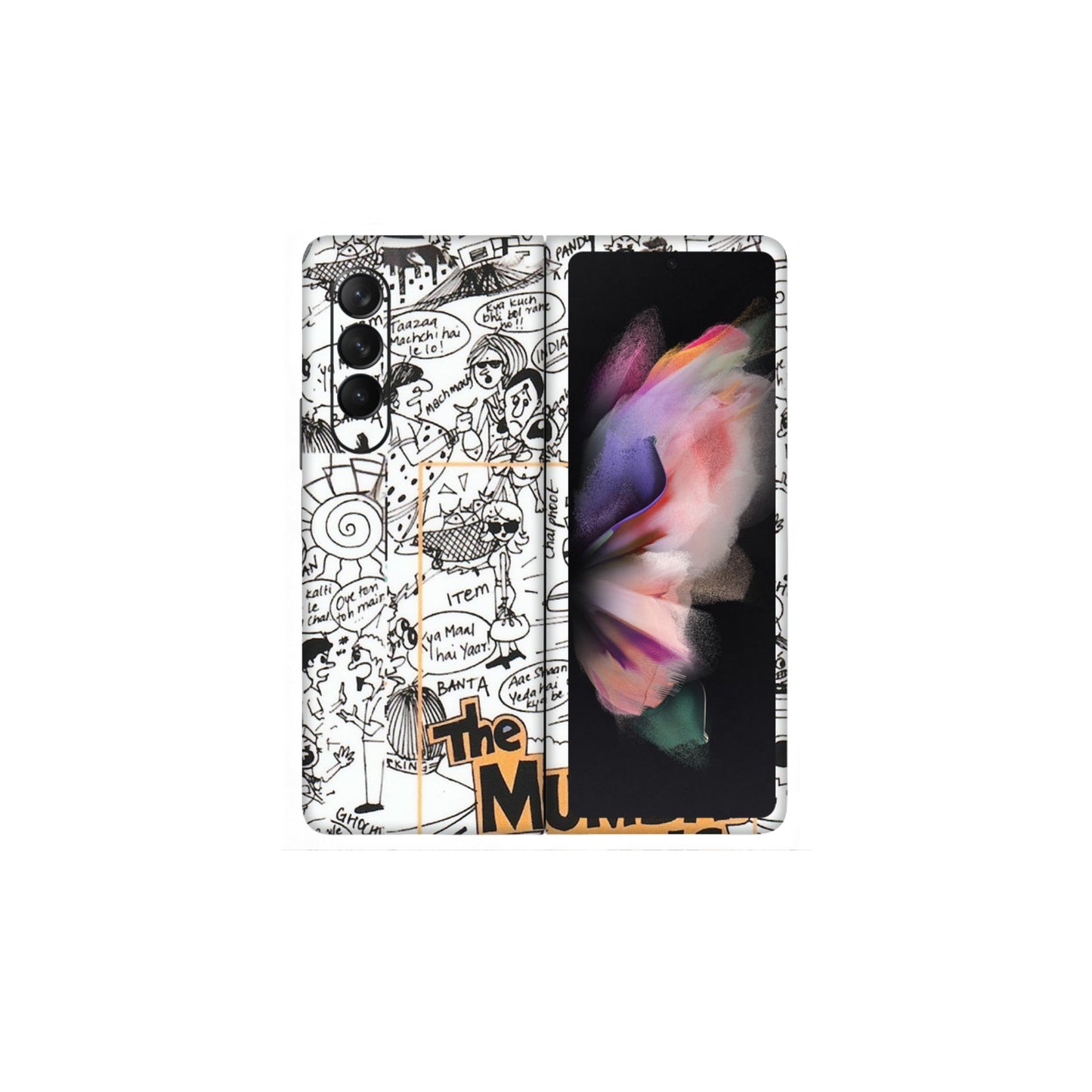 Samsung M/F/Note/Flip and C Phone Skins (All Models) - The Mumbai Slang - Matte Finish (M-142) Samsung Galaxy Z Fold 3