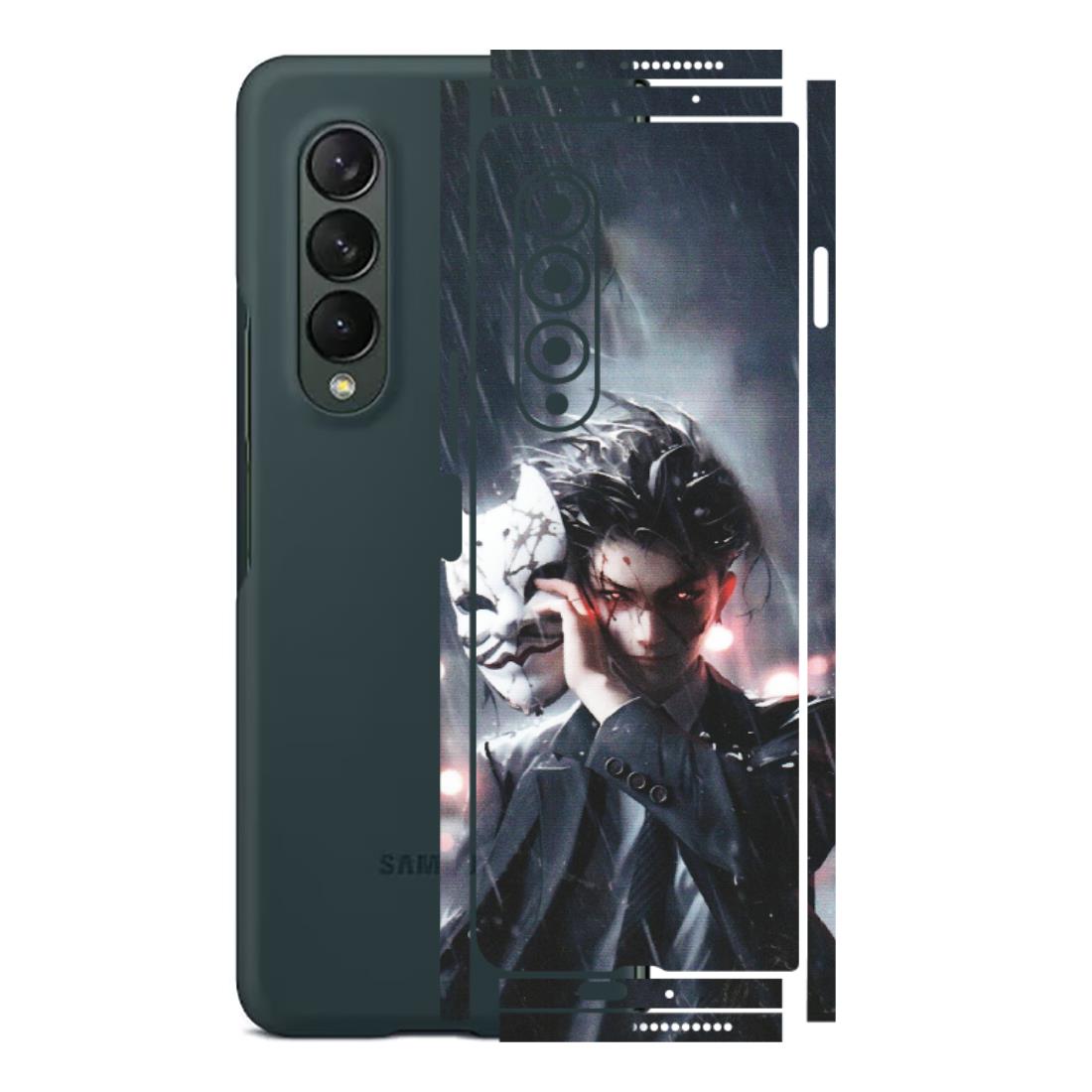 Samsung M/F/Note/Flip and C Phone Skins (All Models) - Kimestsu No Yaiba Anime - Matte Finish (M-154) Samsung Galaxy Z Fold 3