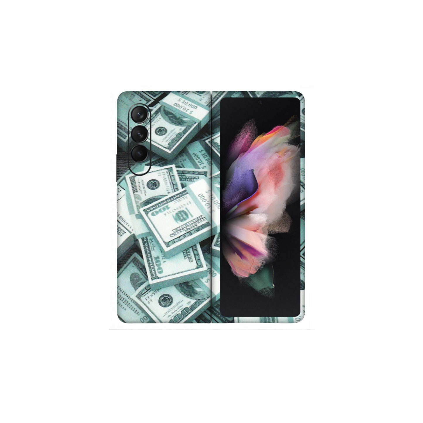 Samsung M/F/Note/Flip and C Phone Skins (All Models) - Hundred Dollar Bill - Matte Finish (M-162) Samsung Galaxy Z Fold 3