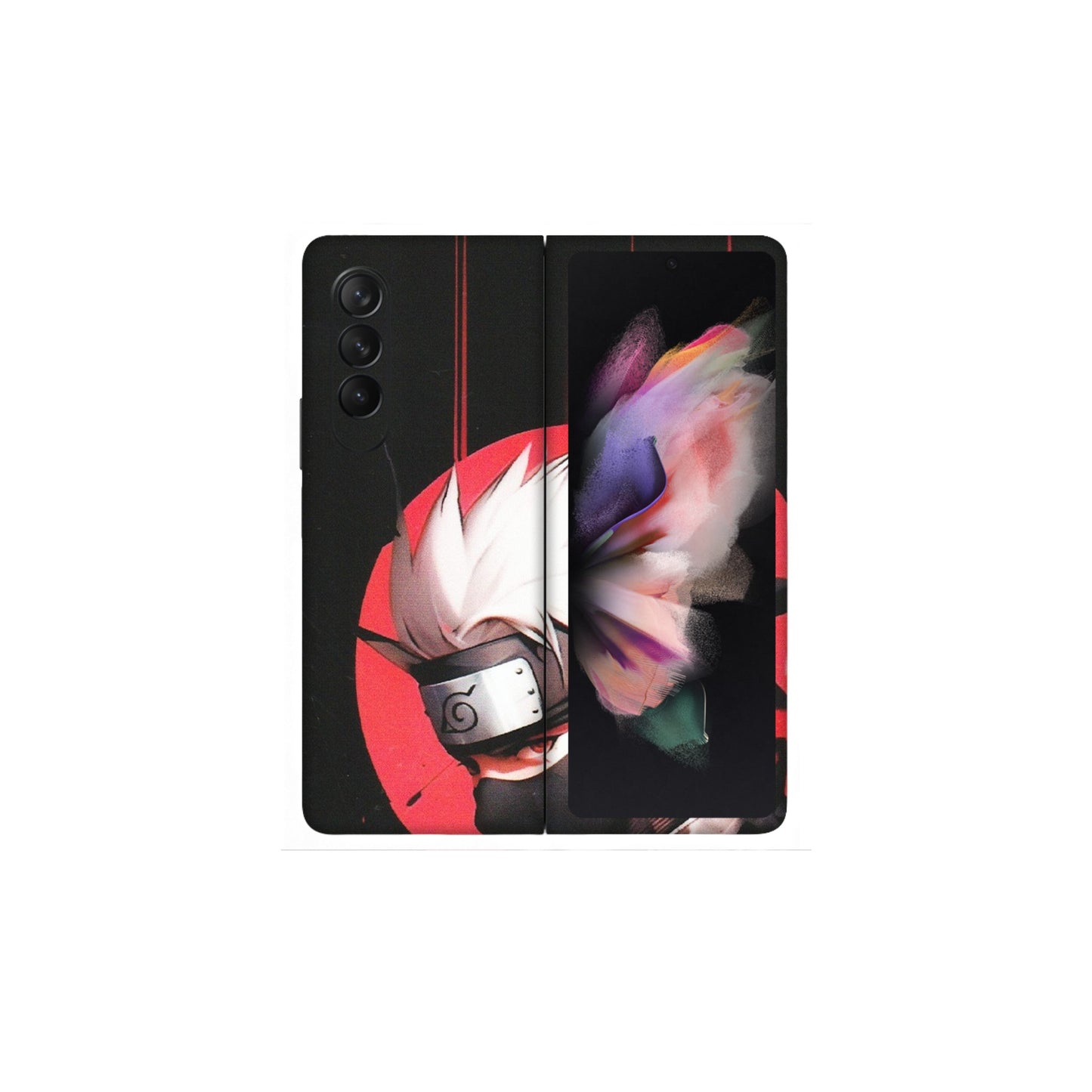 Samsung M/F/Note/Flip and C Phone Skins (All Models) - Naruto Anime Blood - Matte Finish (M-170) Samsung Galaxy Z Fold 3