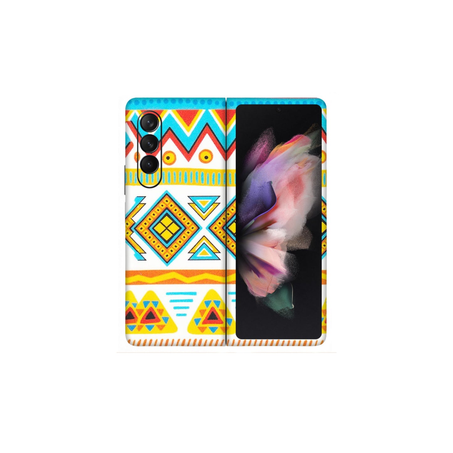 Samsung M/F/Note/Flip and C Phone Skins (All Models) - Mexican Abstract - Matte Finish (M-71) Samsung Galaxy Z Fold 3