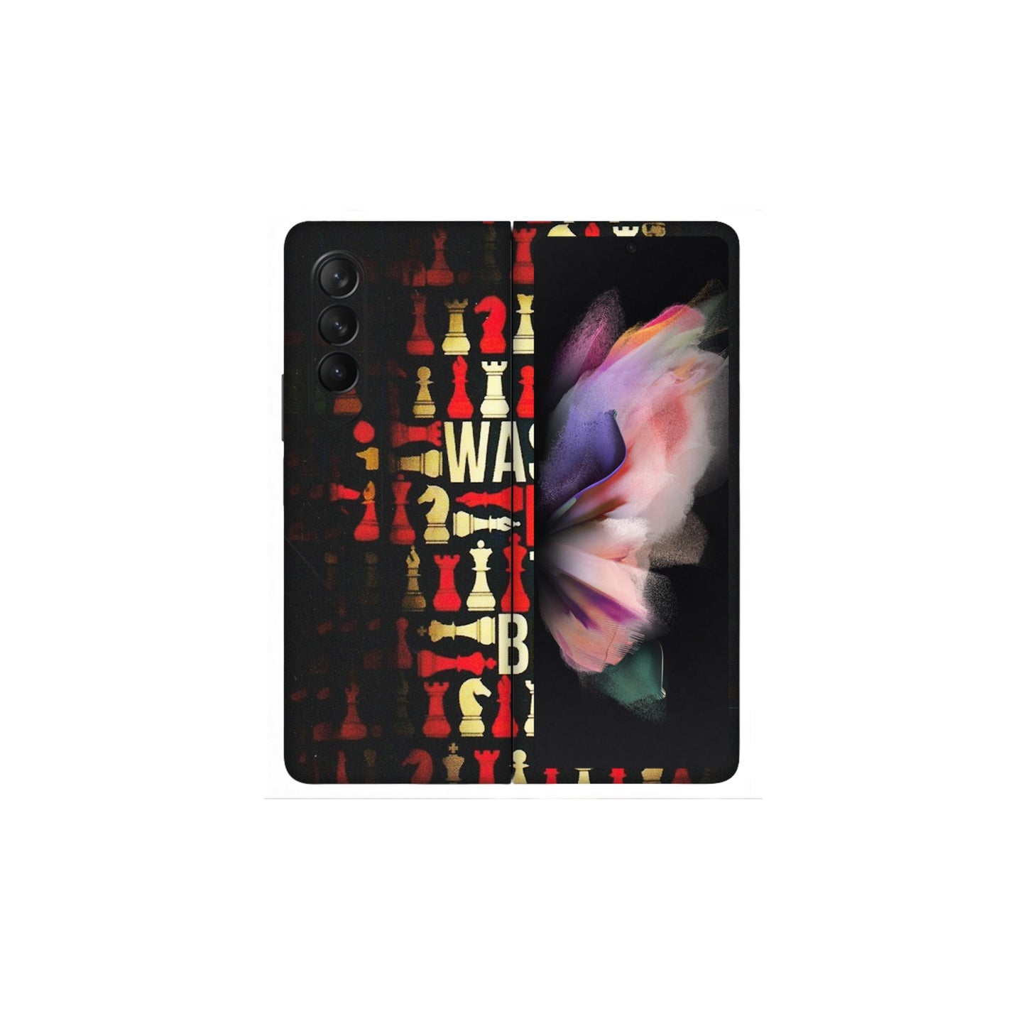 Samsung M/F/Note/Flip and C Phone Skins (All Models) - Born To Be King - Matte Finish (M-73) Samsung Galaxy Z Fold 3