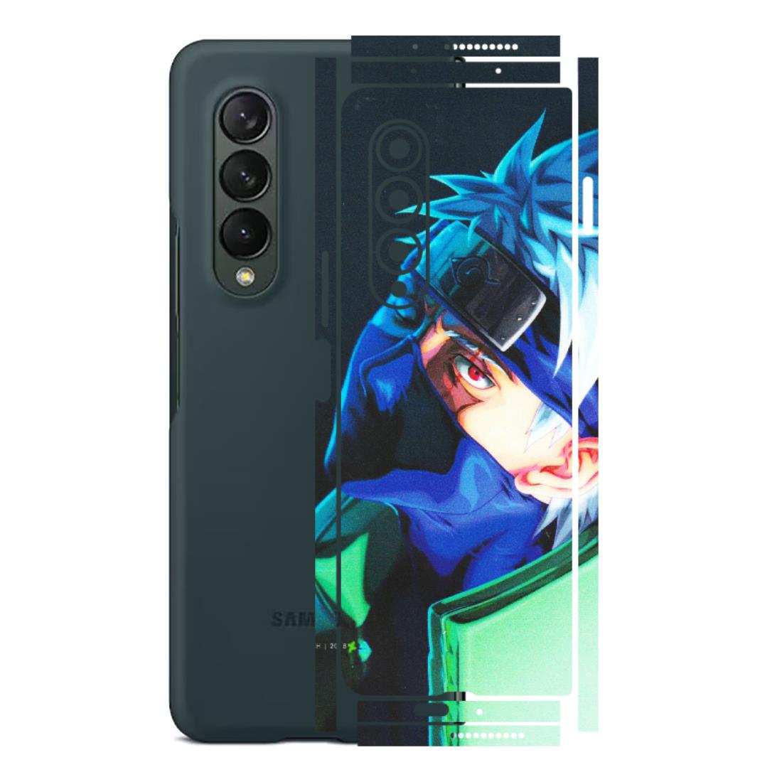 Samsung M/F/Note/Flip and C Phone Skins (All Models) - Evil Anime Look - Matte Finish (M-90) Samsung Galaxy Z Fold 3