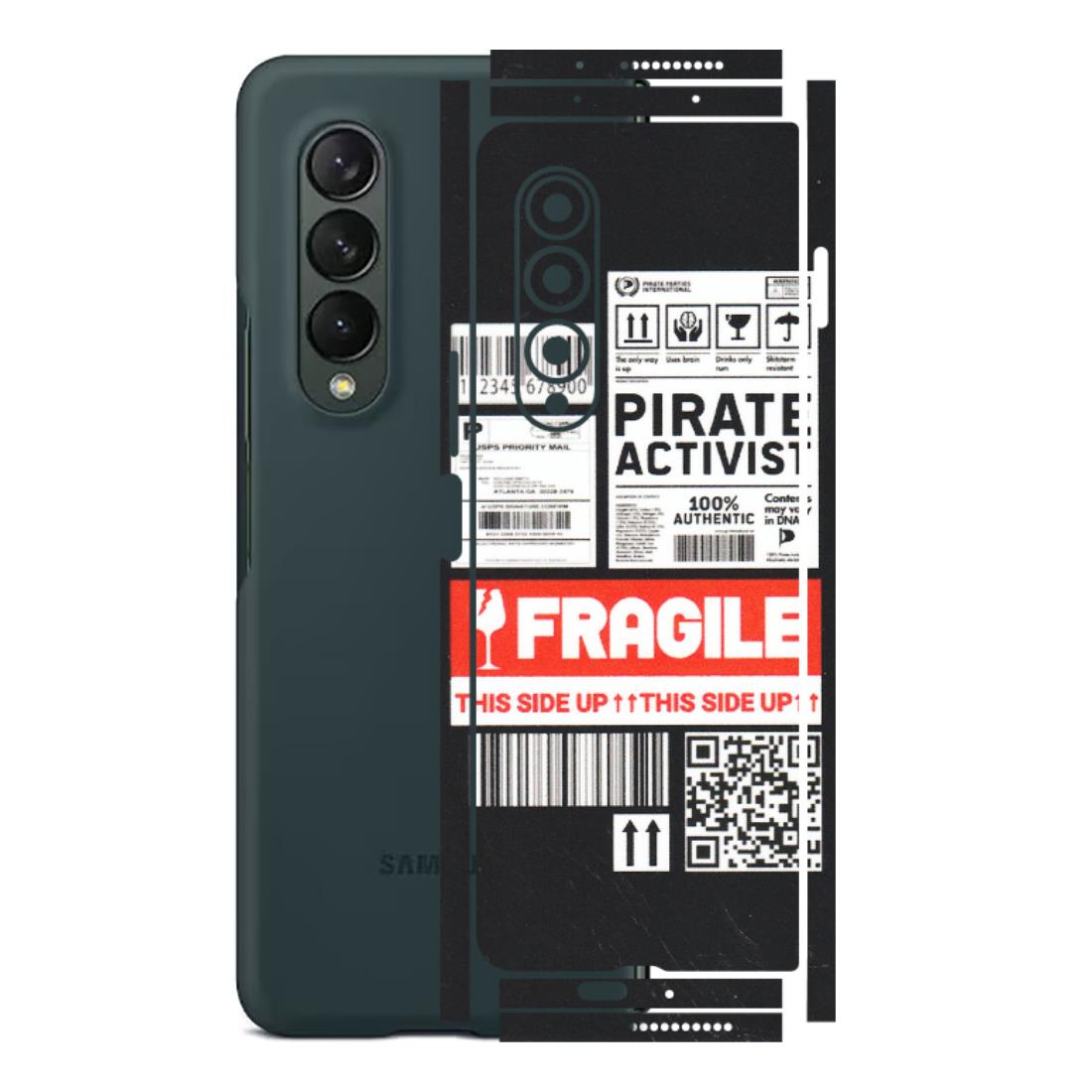 Samsung M/F/Note/Flip and C Phone Skins (All Models) - Handle With Care - Matte Finish (M-99) Samsung Galaxy Z Fold 3