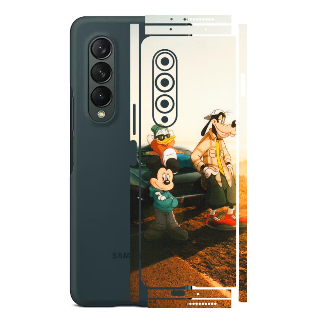 Samsung M/F/Note/Flip and C Phone Skins (All Models) - Hello Mr. Goofy - Transparent Finish (T-13) Samsung Galaxy Z Fold 3