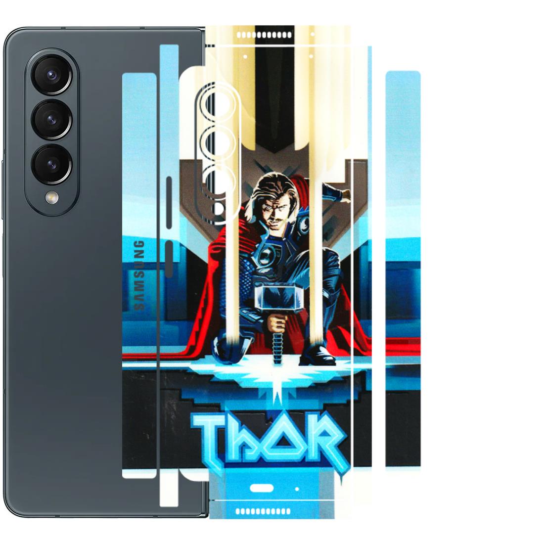 Samsung M/F/Note/Flip and C Phone Skins (All Models) - Thor - 3D Embossed Finish (L-137) Samsung Galaxy Z Fold 4