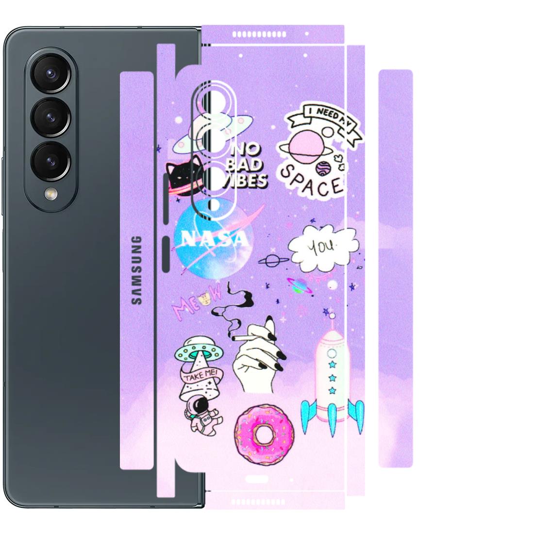 Samsung M/F/Note/Flip and C Phone Skins (All Models) - I Need My Nasa Skin - 3D Embossed Finish (L-149) Samsung Galaxy Z Fold 4