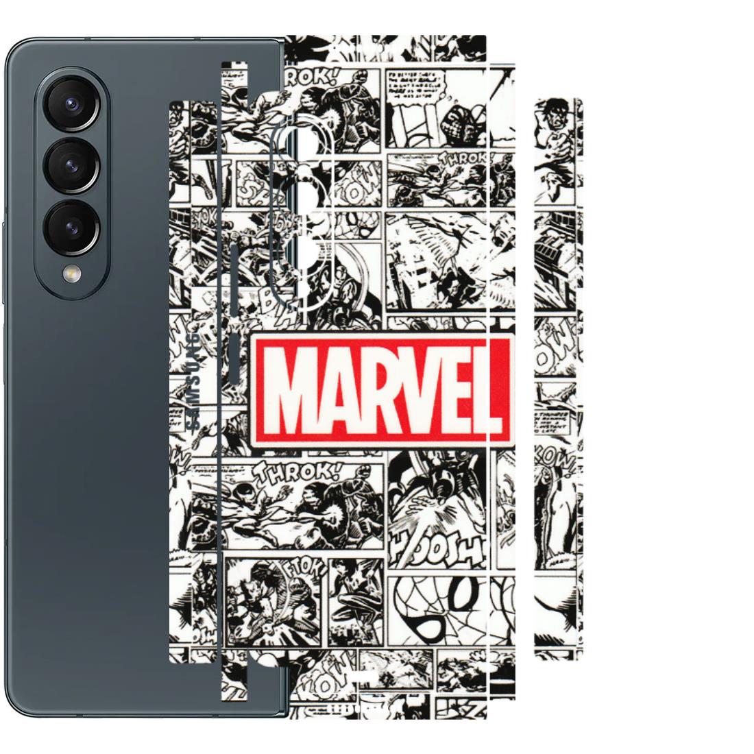 Samsung M/F/Note/Flip and C Phone Skins (All Models) - Marvel Comic - 3D Embossed Finish (L-171) Samsung Galaxy Z Fold 4