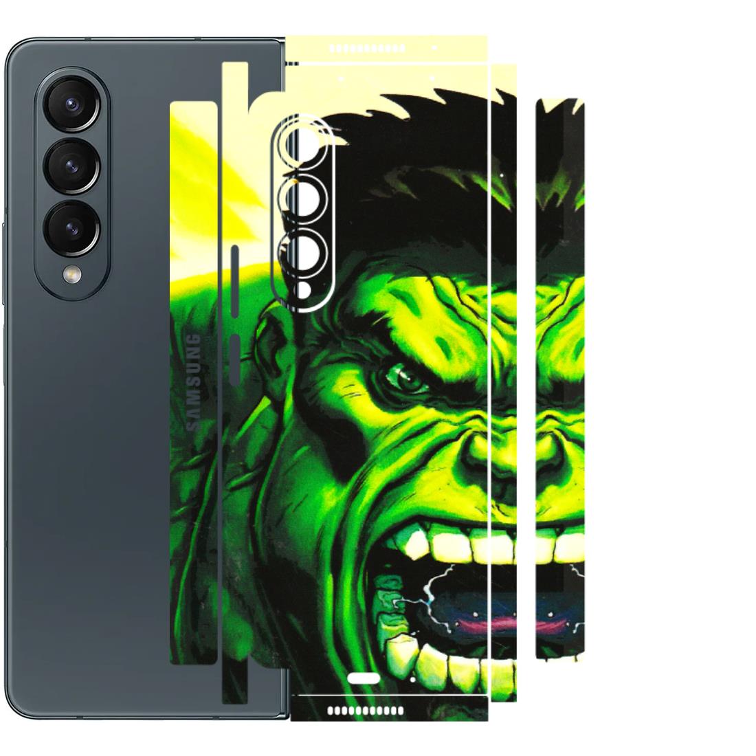 Samsung M/F/Note/Flip and C Phone Skins (All Models) - Hulk - 3D Embossed Finish (L-180) Samsung Galaxy Z Fold 4